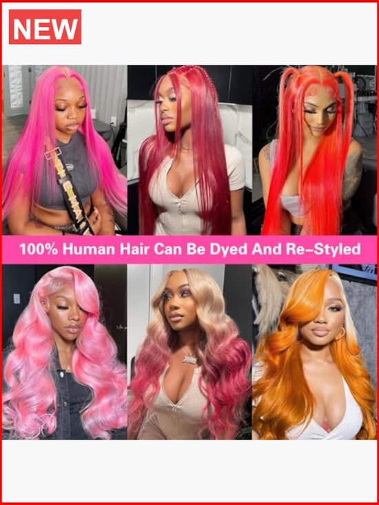 200 Density 28 Inch Body Wave Lace Front Wig Human Hair 13x6 HD Lace Pre Plucked main image 5